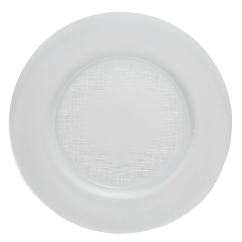 Vetro Felice ヴェトロ フェリーチェ グリッター チャージャープレート 33cm クリア