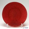 Vetro Felice ヴェトロ フェリーチェ グリッター プレート 28cm レッド