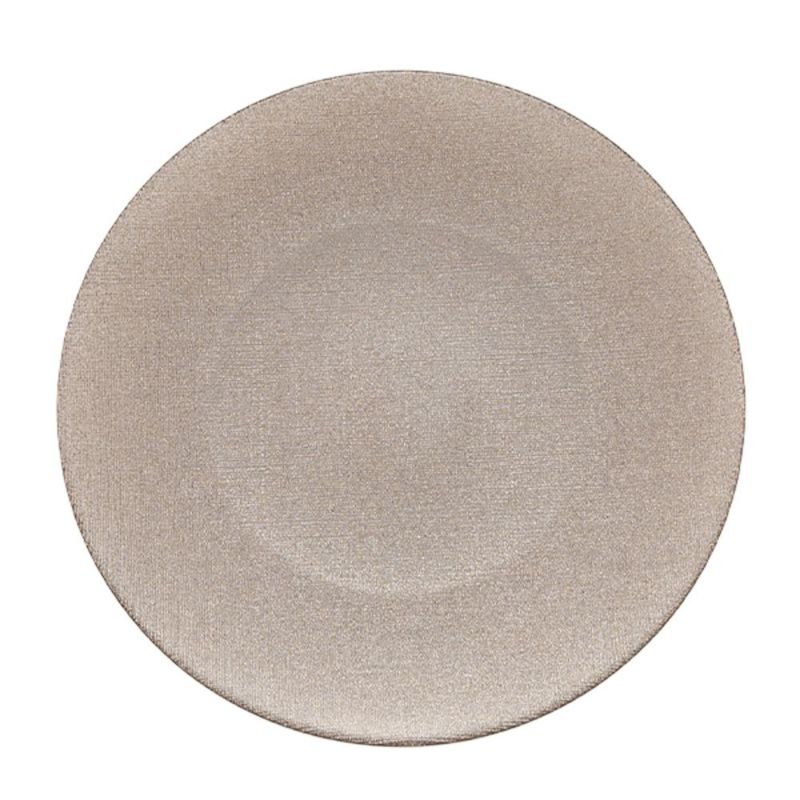 Vetro Felice ヴェトロ フェリーチェ グリッター プレート 28cm ジンジャー