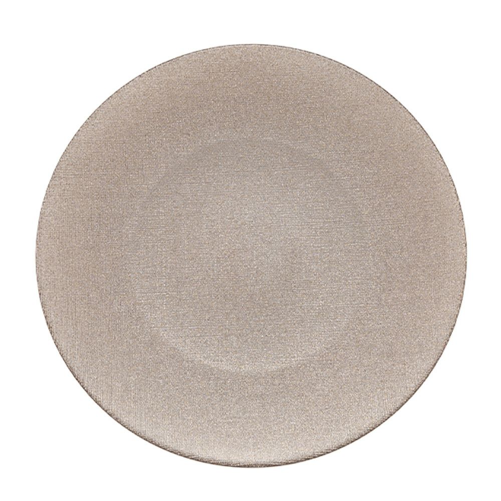 Vetro Felice ヴェトロ フェリーチェ グリッター プレート 28cm ジンジャー