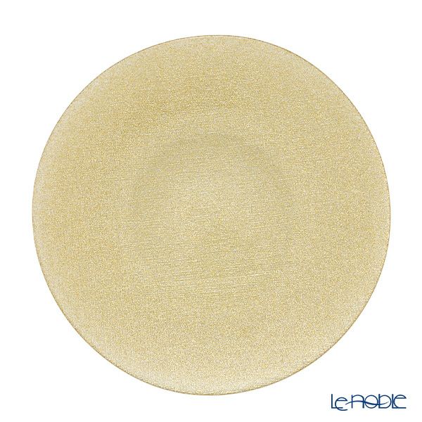 Vetro Felice ヴェトロ フェリーチェ グリッター プレート 28cm ニューゴールド