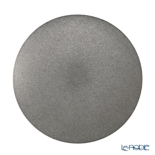 Vetro Felice ヴェトロ フェリーチェ グリッター プレート 28cm ダークグレイ