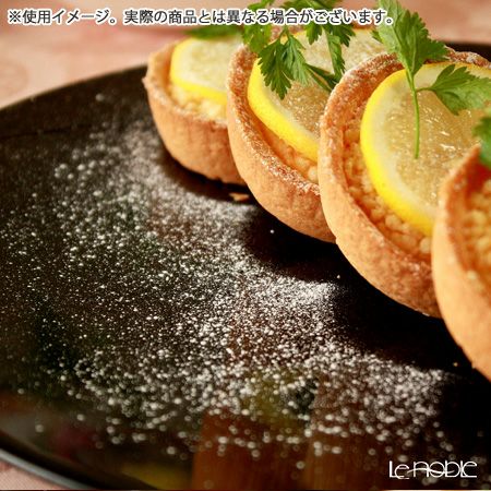 Vetro Felice ヴェトロ フェリーチェ グリッター プレート 28cm ダークグレイ