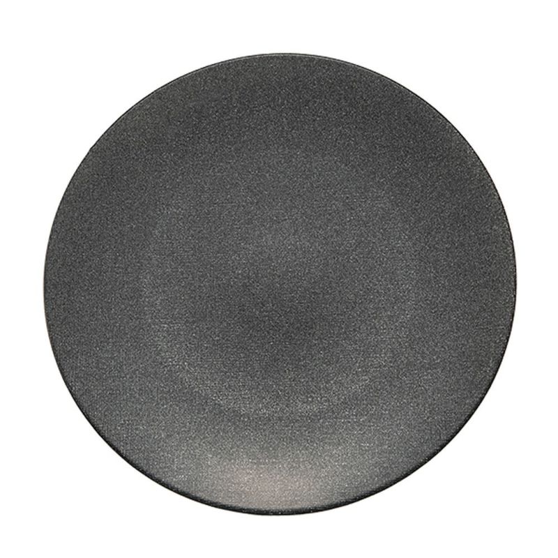 Vetro Felice ヴェトロ フェリーチェ グリッター プレート 28cm ダークグレイ