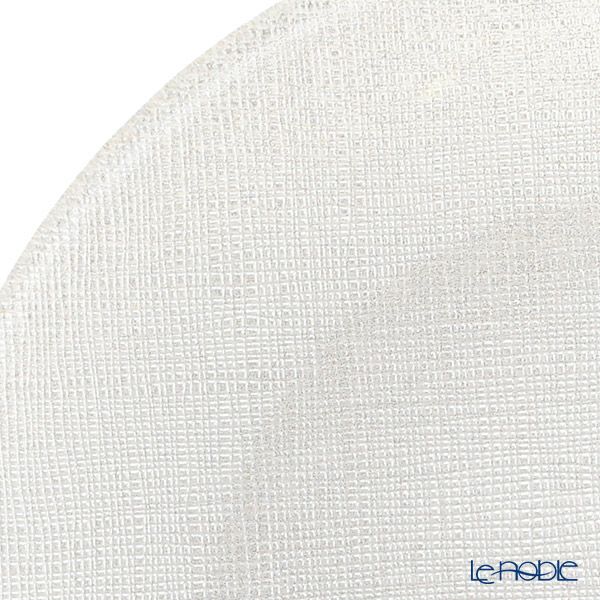Vetro Felice ヴェトロ フェリーチェ グリッター プレート 28cm ホワイト