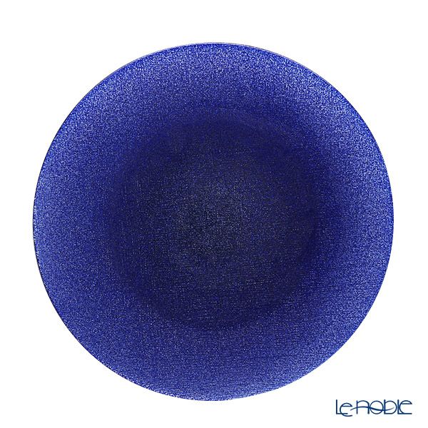 Vetro Felice ヴェトロ フェリーチェ グリッター プレート 28cm ダークブルー