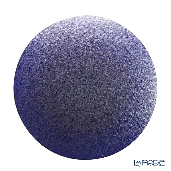 Vetro Felice ヴェトロ フェリーチェ グリッター プレート 28cm ダークブルー