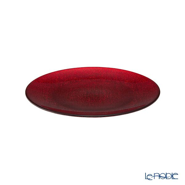 Vetro Felice ヴェトロ フェリーチェ グリッター プレート 21cm レッド