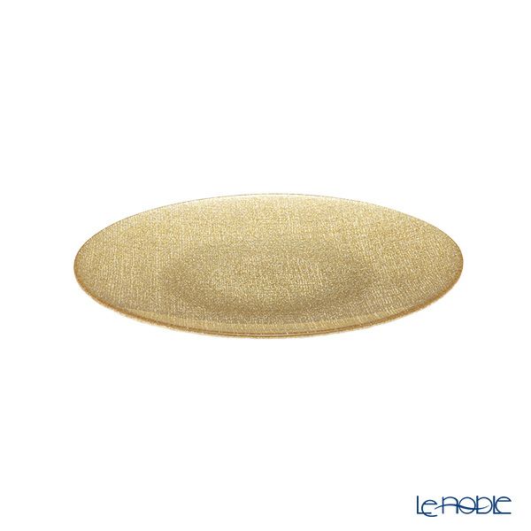 Vetro Felice ヴェトロ フェリーチェ グリッター プレート 21cm ニューゴールド