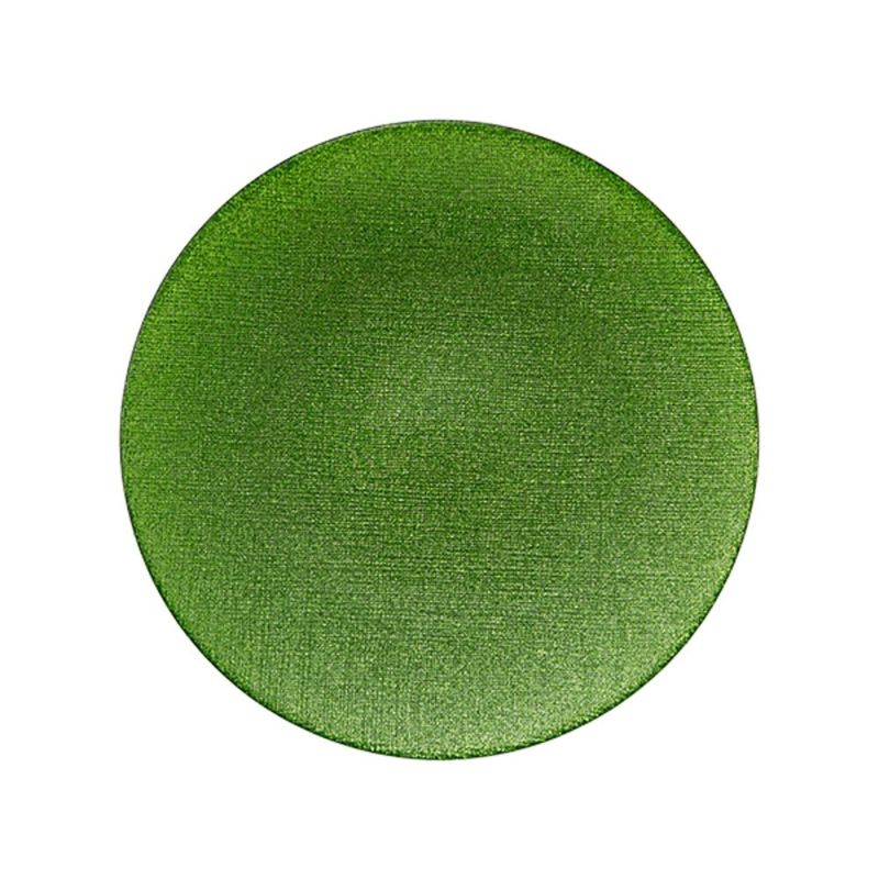 Vetro Felice ヴェトロ フェリーチェ グリッター プレート 21cm ライトグリーン