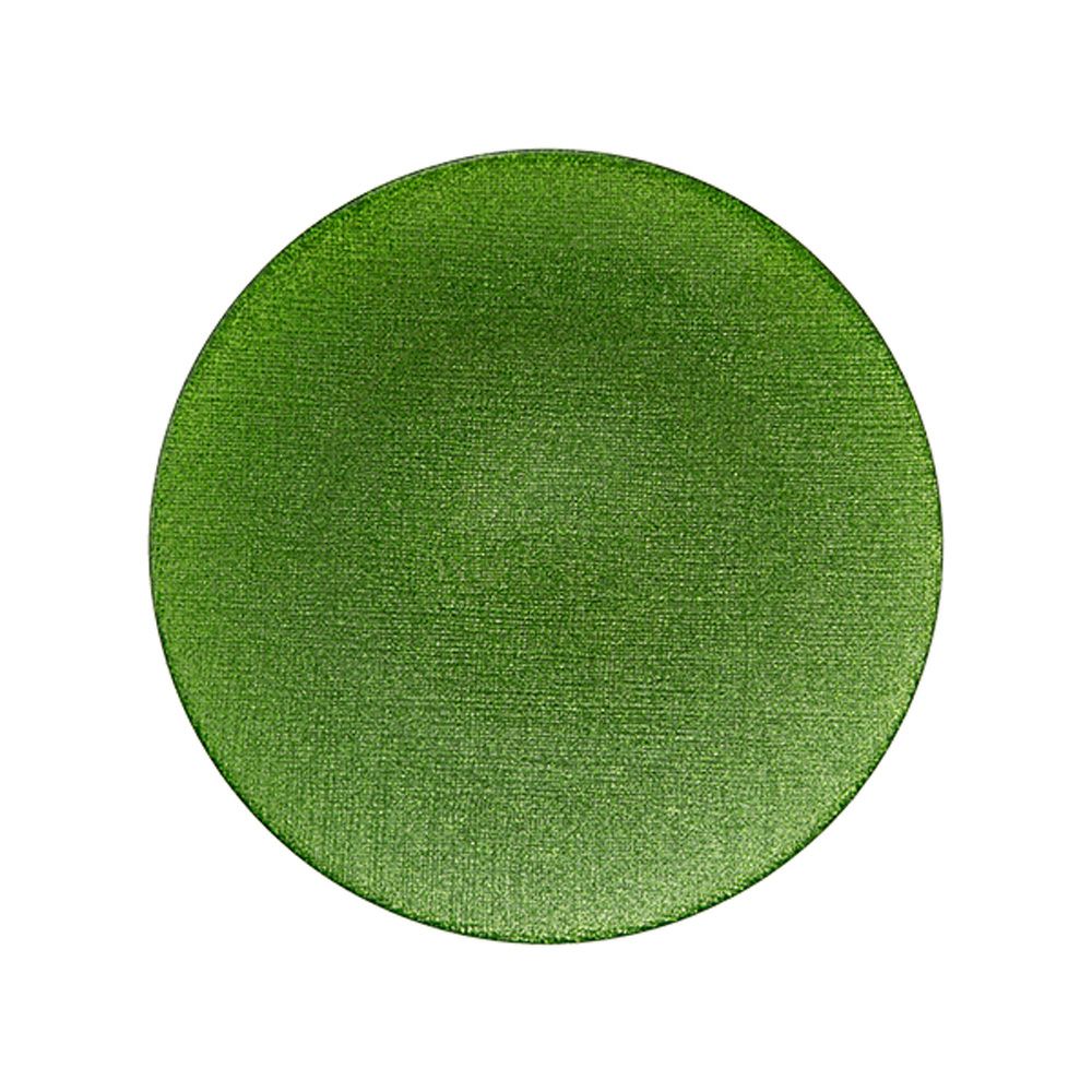 Vetro Felice ヴェトロ フェリーチェ グリッター プレート 21cm ライトグリーン