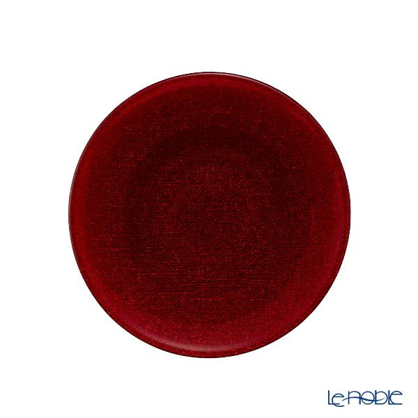 Vetro Felice ヴェトロ フェリーチェ グリッター プレート 17cm レッド 323917B G003