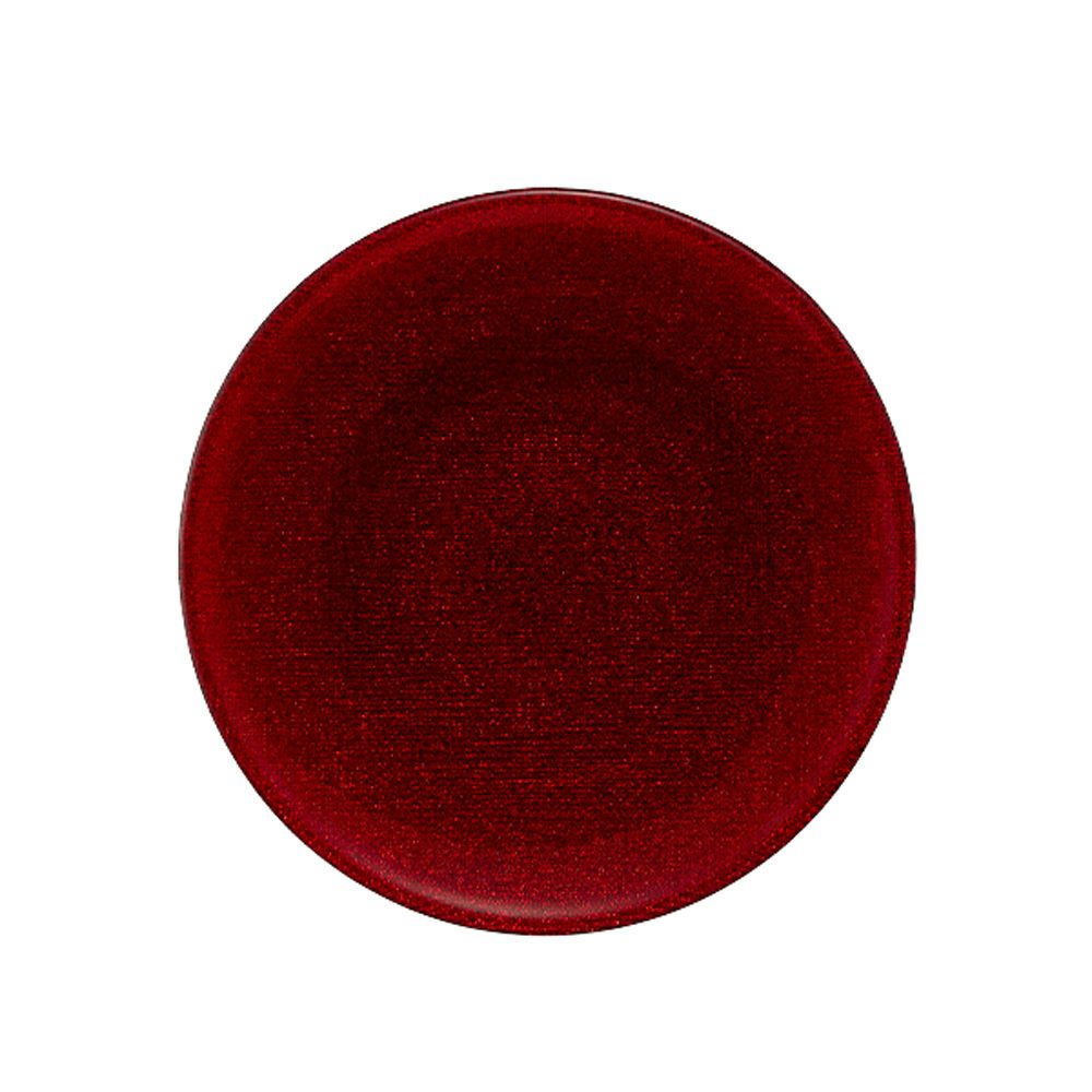 Vetro Felice ヴェトロ フェリーチェ グリッター プレート 17cm レッド 323917B G003