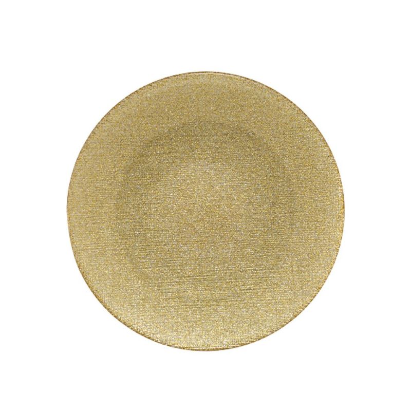 Vetro Felice ヴェトロ フェリーチェ グリッター プレート 17cm ニューゴールド 323917B G022