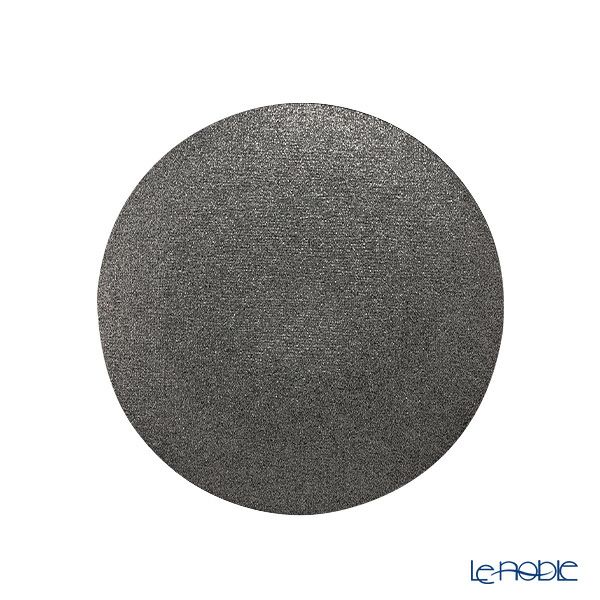 Vetro Felice ヴェトロ フェリーチェ グリッター プレート 17cm ダークグレイ 323917B G019