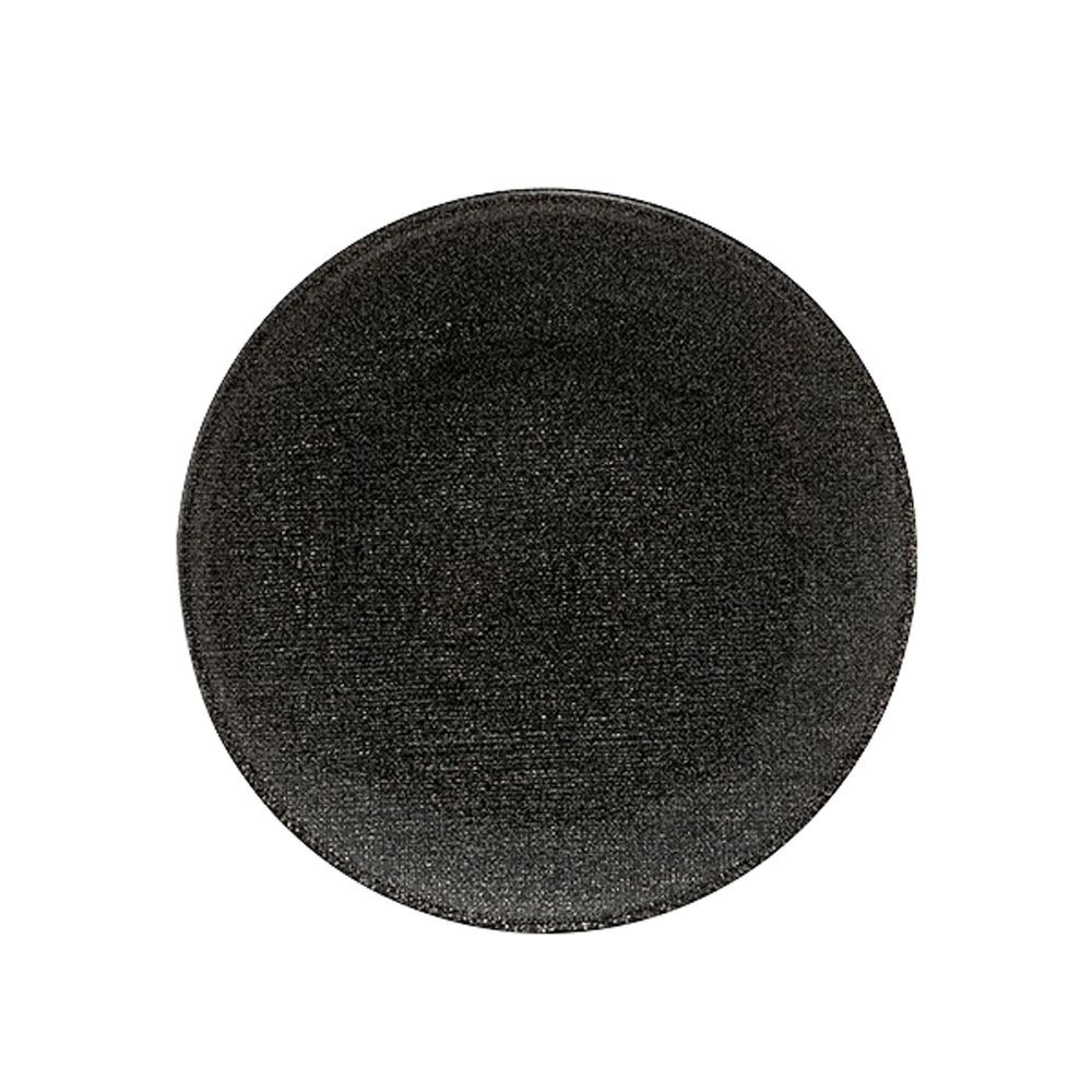 Vetro Felice ヴェトロ フェリーチェ グリッター プレート 17cm ダークグレイ 323917B G019