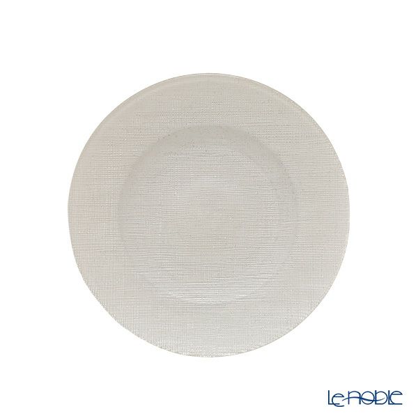 Vetro Felice ヴェトロ フェリーチェ グリッター プレート 17cm ホワイト 323917B G014