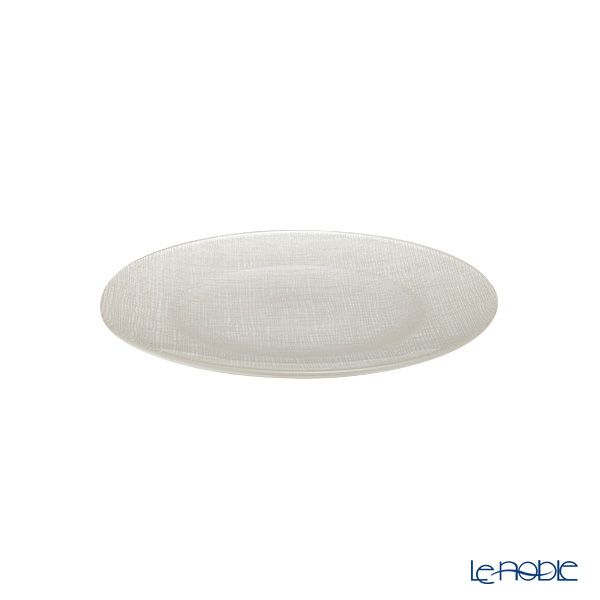 Vetro Felice ヴェトロ フェリーチェ グリッター プレート 17cm ホワイト 323917B G014