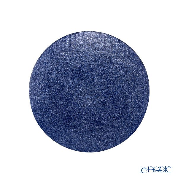 Vetro Felice ヴェトロ フェリーチェ グリッター プレート 17cm ダークブルー 323917B G059