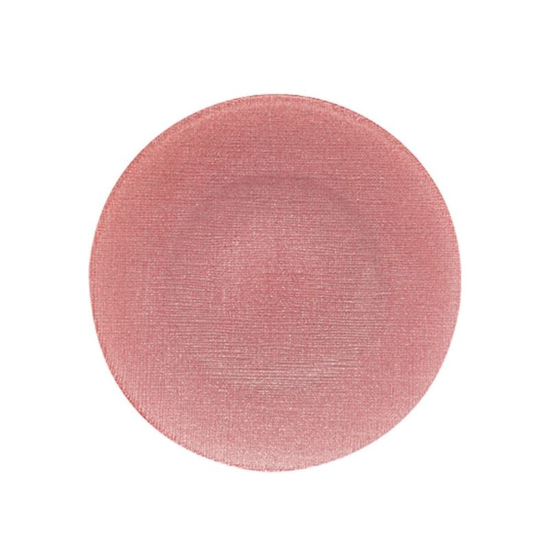 Vetro Felice ヴェトロ フェリーチェ グリッター プレート 17cm ヴィンテージローズピンク 323917B G165