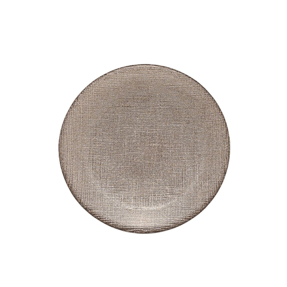 Vetro Felice ヴェトロ フェリーチェ グリッター プレート 14cm ジンジャー