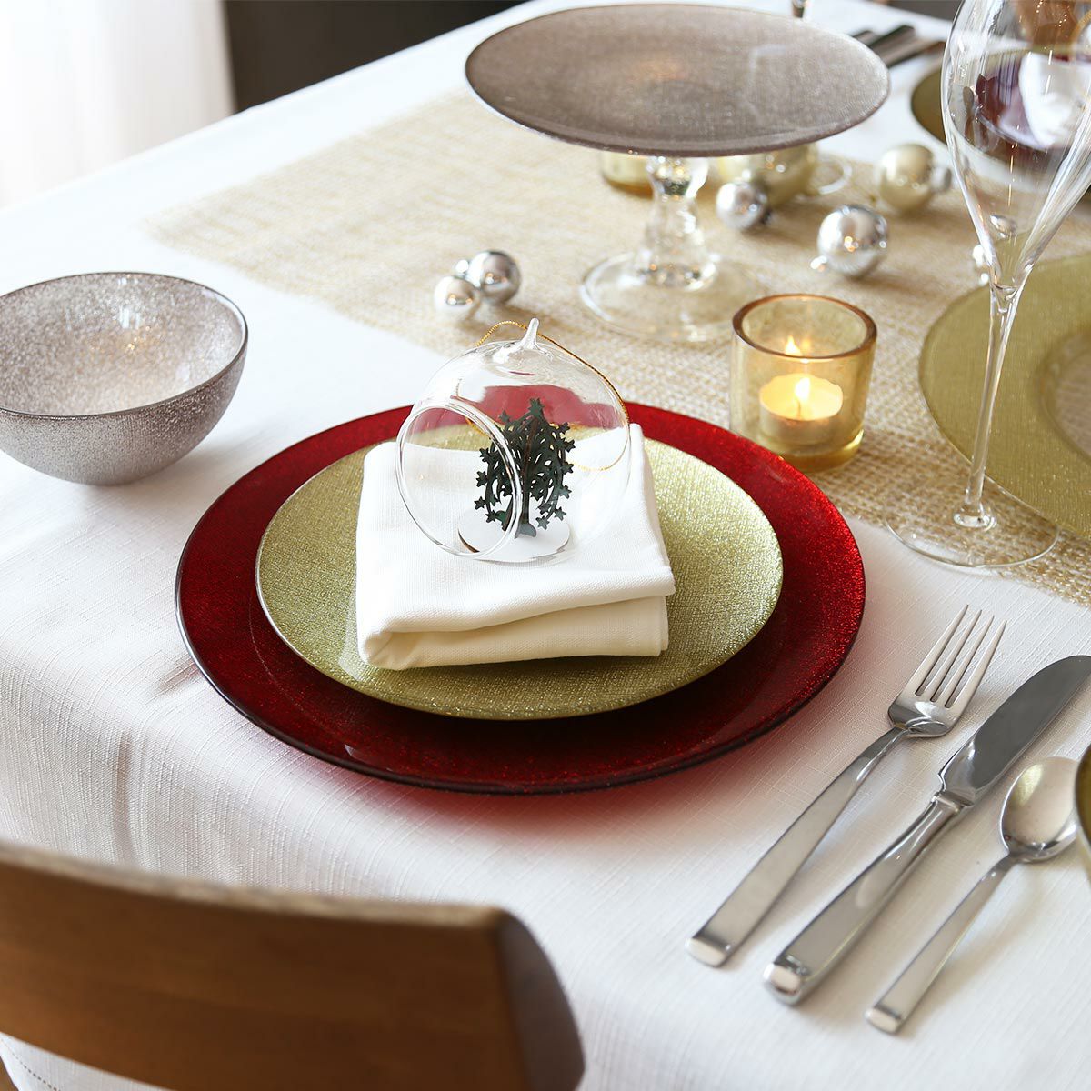 Vetro Felice ヴェトロ フェリーチェ グリッター プレート 14cm ニューゴールド