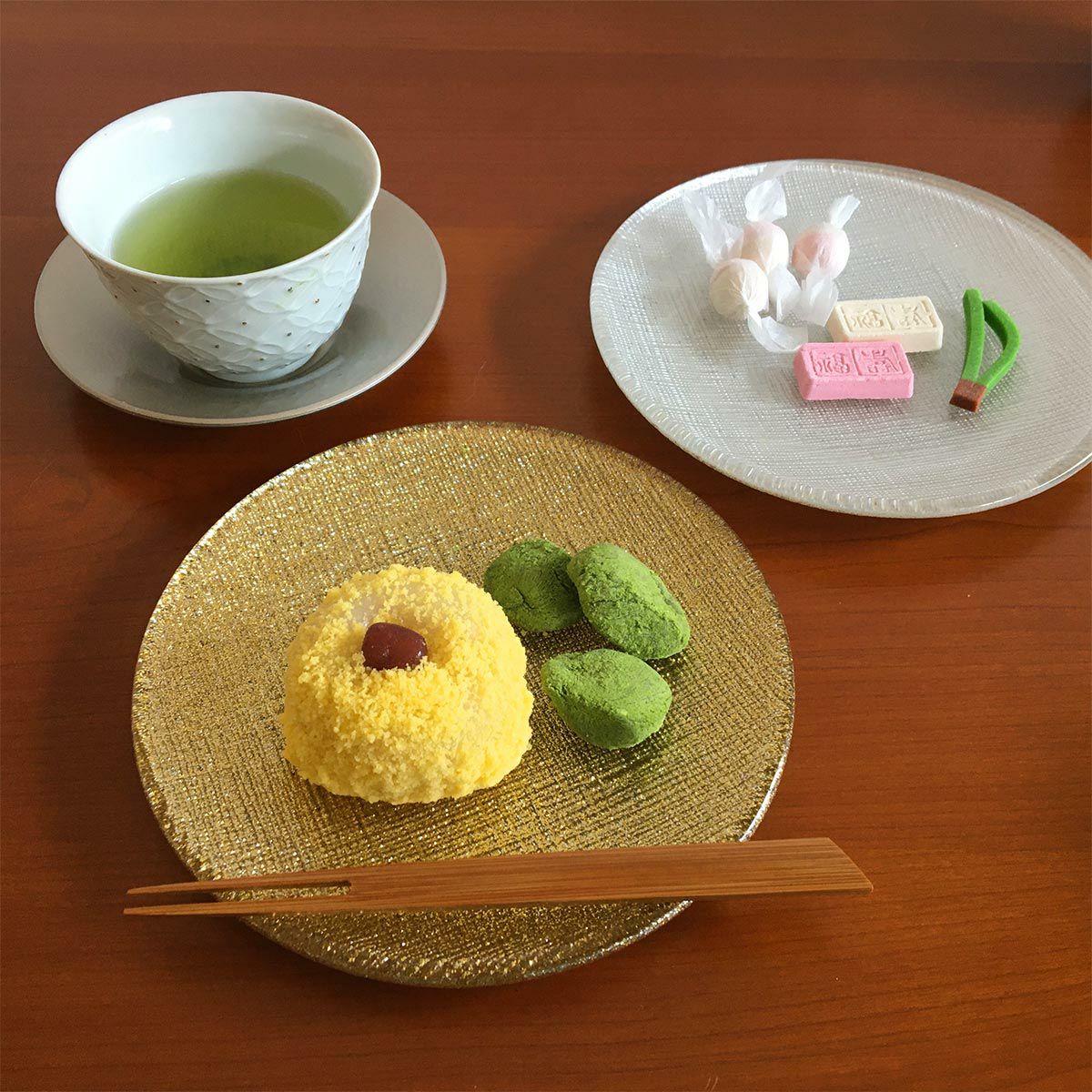 Vetro Felice ヴェトロ フェリーチェ グリッター プレート 14cm ニューゴールド