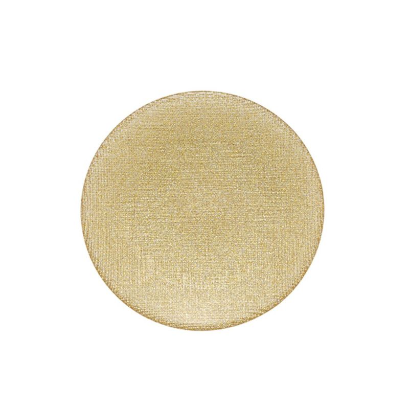 Vetro Felice ヴェトロ フェリーチェ グリッター プレート 14cm ニューゴールド