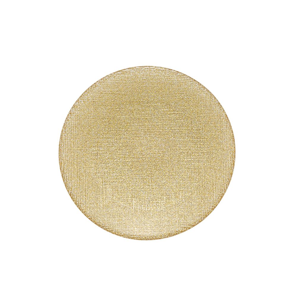 Vetro Felice ヴェトロ フェリーチェ グリッター プレート 14cm ニューゴールド