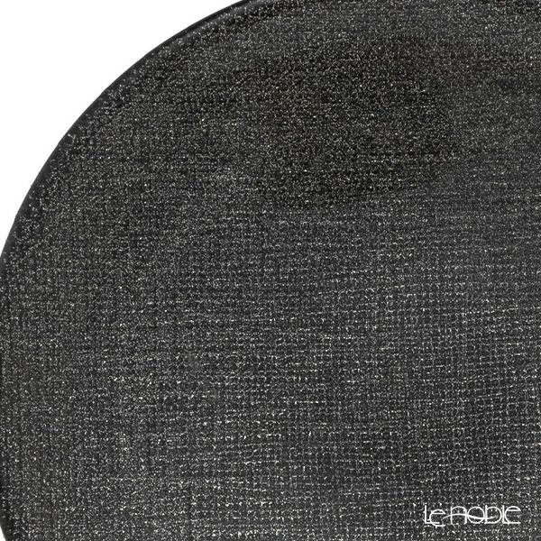Vetro Felice ヴェトロ フェリーチェ グリッター プレート 14cm ダークグレイ