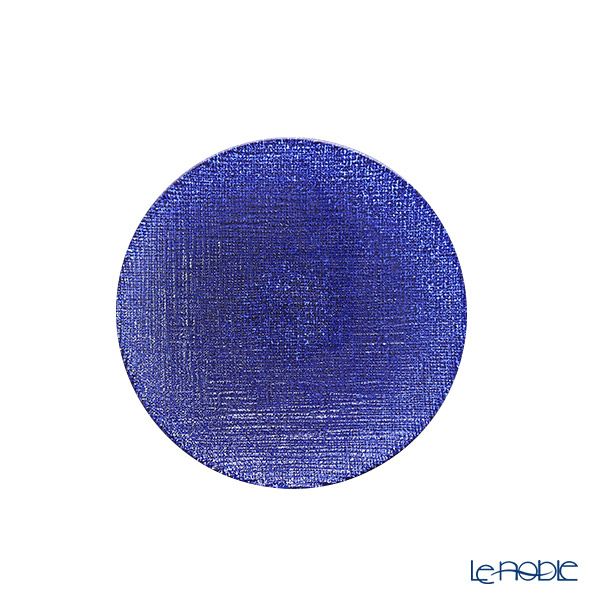 Vetro Felice ヴェトロ フェリーチェ グリッター プレート 14cm ダークブルー