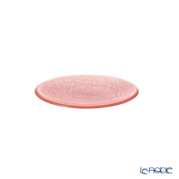 Vetro Felice ヴェトロ フェリーチェ グリッター プレート 14cm ヴィンテージローズピンク