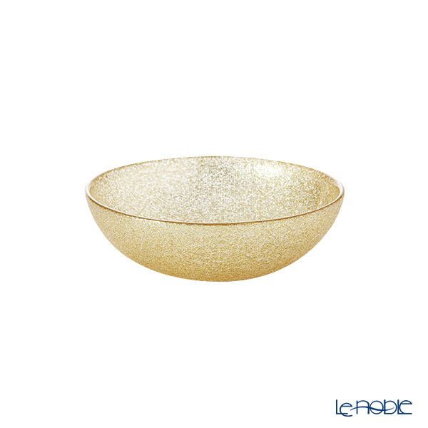 Vetro Felice ヴェトロ フェリーチェ グリッター ロウボウル 14cm ニューゴールド