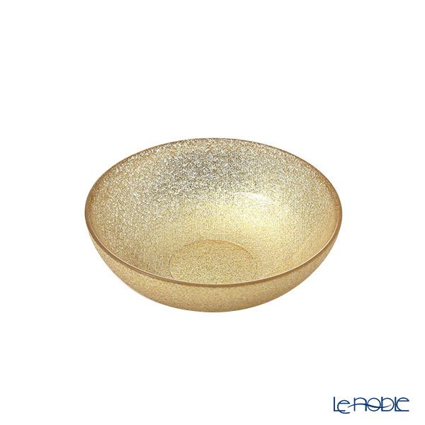 Vetro Felice ヴェトロ フェリーチェ グリッター ロウボウル 14cm ニューゴールド