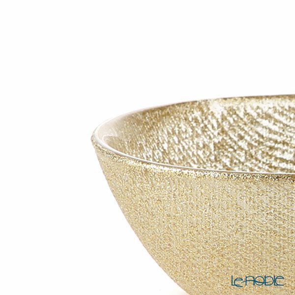 Vetro Felice ヴェトロ フェリーチェ グリッター ロウボウル 14cm ニューゴールド