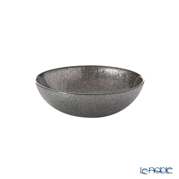 Vetro Felice ヴェトロ フェリーチェ グリッター ロウボウル 14cm ダークグレイ