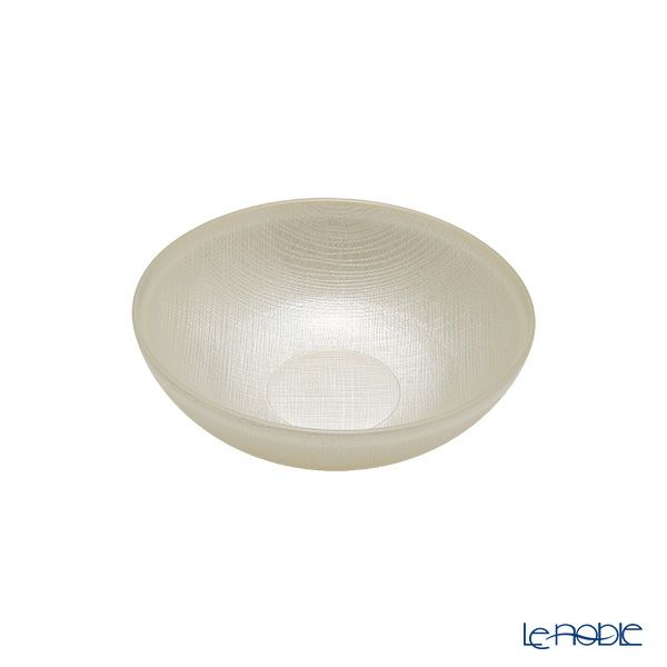 Vetro Felice ヴェトロ フェリーチェ グリッター ロウボウル 14cm ホワイト