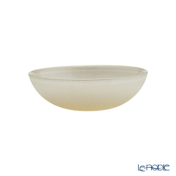 Vetro Felice ヴェトロ フェリーチェ グリッター ロウボウル 14cm ホワイト