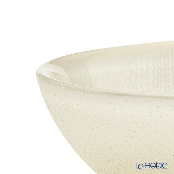 Vetro Felice ヴェトロ フェリーチェ グリッター ロウボウル 14cm ホワイト