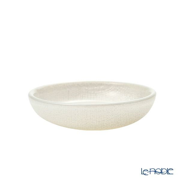 Vetro Felice ヴェトロ フェリーチェ グリッター ミニプレート／豆皿 9cm ホワイト