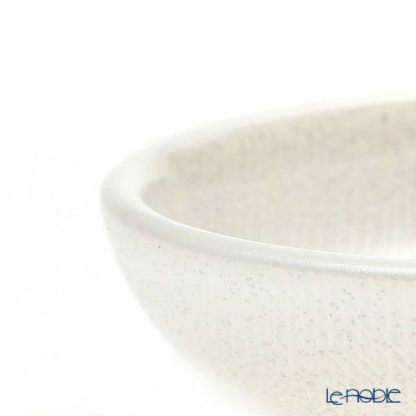 Vetro Felice ヴェトロ フェリーチェ グリッター ミニプレート／豆皿 9cm ホワイト