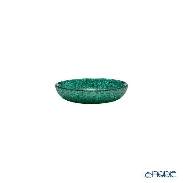 Vetro Felice ヴェトロ フェリーチェ グリッター ミニプレート／豆皿 9cm アクアブルー