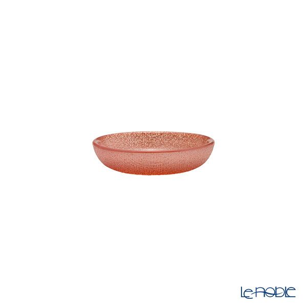 Vetro Felice ヴェトロ フェリーチェ グリッター ミニプレート／豆皿 9cm ヴィンテージローズピンク