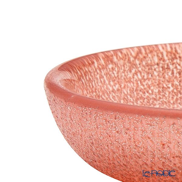 Vetro Felice ヴェトロ フェリーチェ グリッター ミニプレート／豆皿 9cm ヴィンテージローズピンク