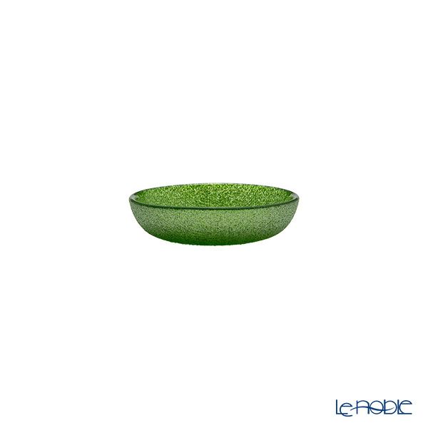 Vetro Felice ヴェトロ フェリーチェ グリッター ミニプレート／豆皿 9cm ライトグリーン