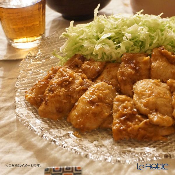 Vetro Felice ヴェトロ フェリーチェ フィズ プレート 27cm クリア