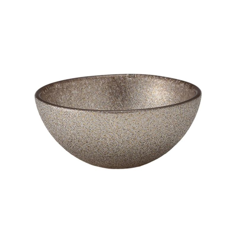 Vetro Felice ヴェトロ フェリーチェ グリッター ミニボウル 9cm ジンジャー