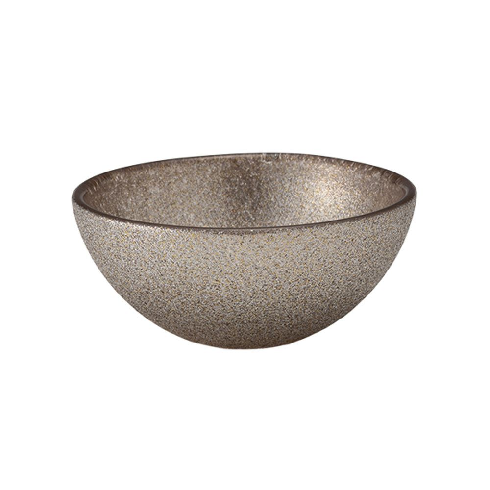 Vetro Felice ヴェトロ フェリーチェ グリッター ミニボウル 9cm ジンジャー