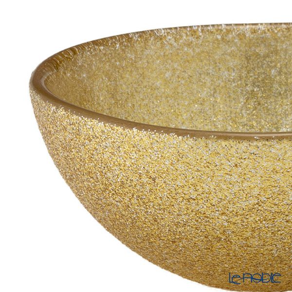 Vetro Felice ヴェトロ フェリーチェ グリッター ミニボウル 9cm ニューゴールド