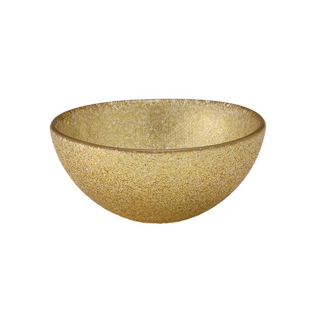 Vetro Felice ヴェトロ フェリーチェ グリッター ミニボウル 9cm ニューゴールド